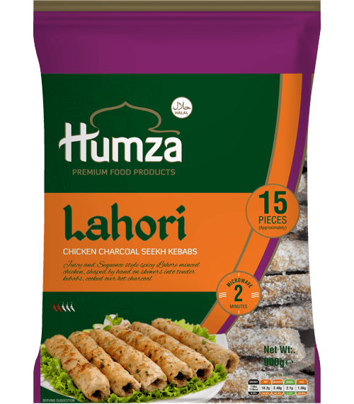 Humza Lahori Chicken Charcoal Seekh Kebab 900g