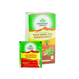 Organic India Tulsi Ashwagandha Green Tea Bags